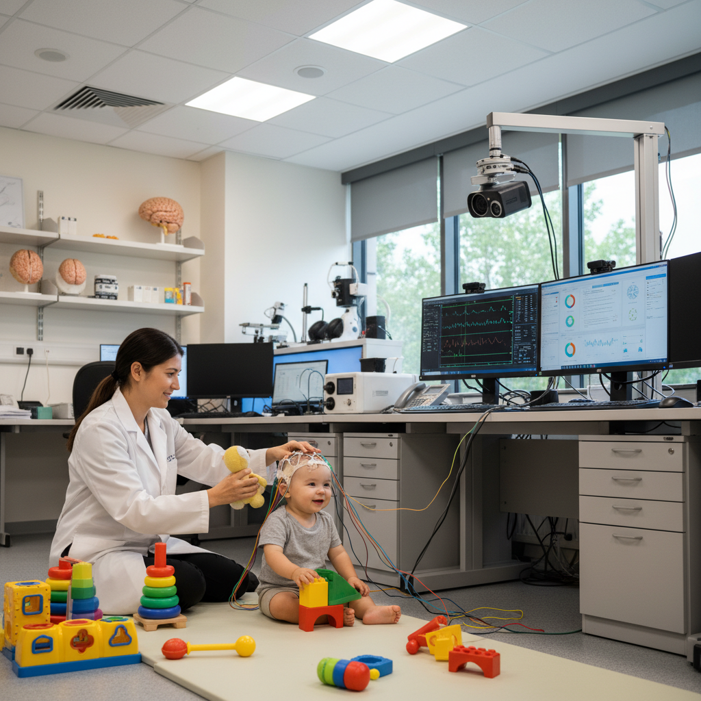 Neurodevelopment institute lab with EEG monitoring
