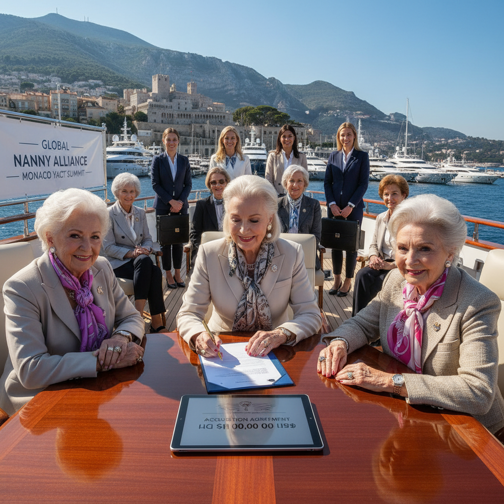 Nanny billionaire consortium at Monaco yacht summit